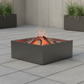 Square Steel Fire Pit