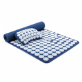 Acupressure mat and pillow set for stress relief