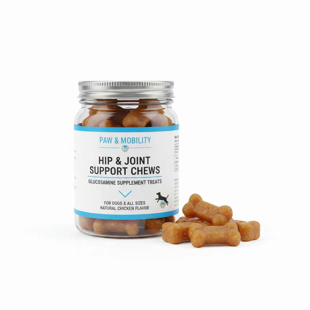 Hip and joint support chews for dogs glucosamine