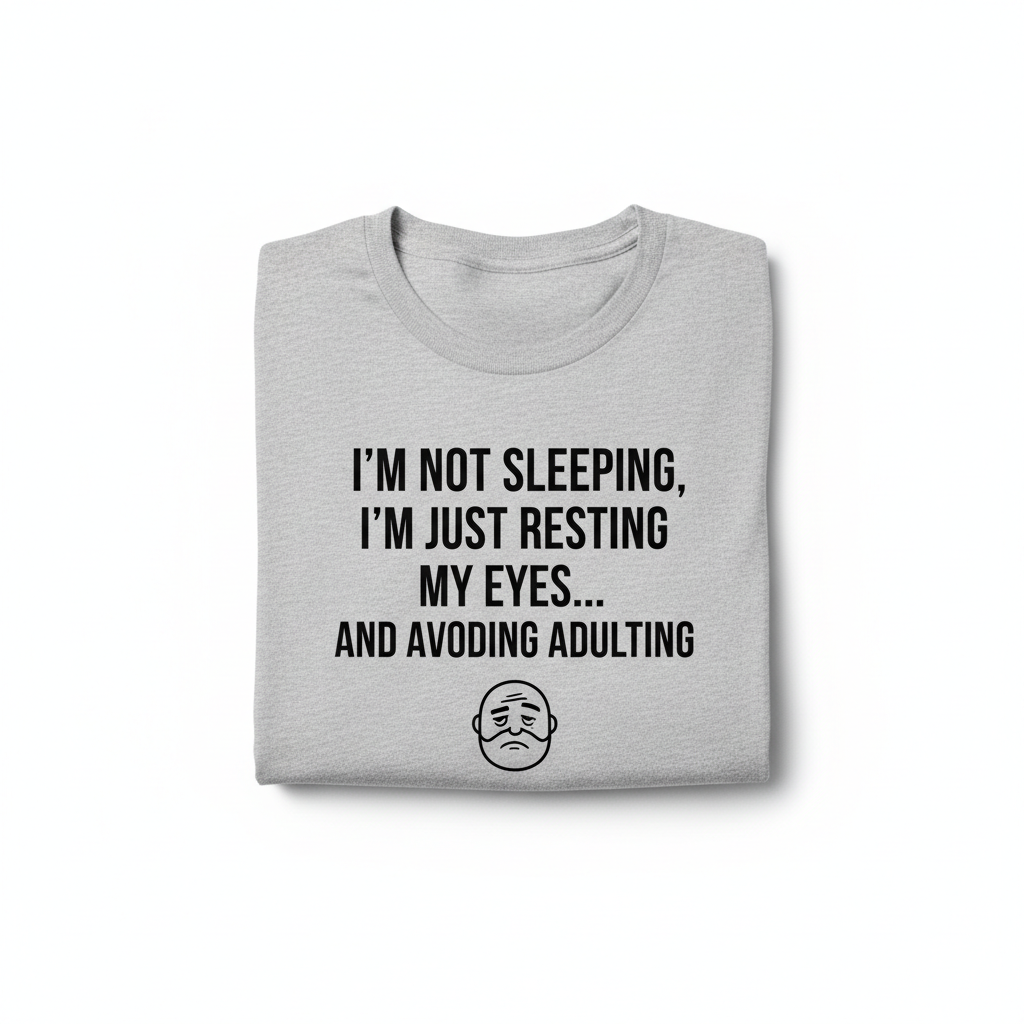 Grey funny Dad slogan t-shirt on white background
