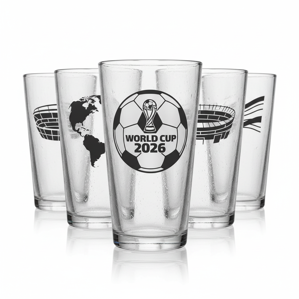 World Cup 2026 Pint Glass Set