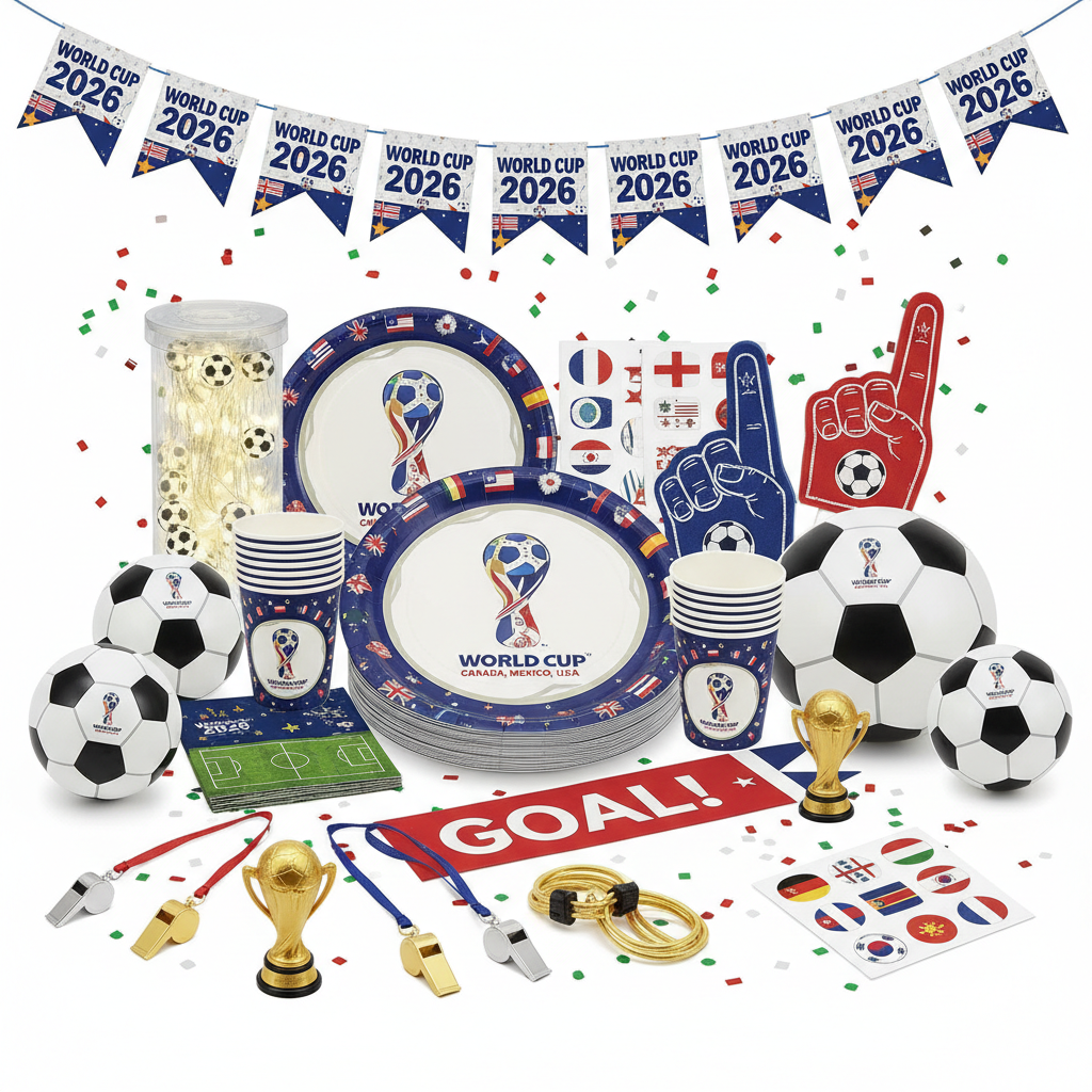 World Cup 2026 Watch Party Decoration Bundle