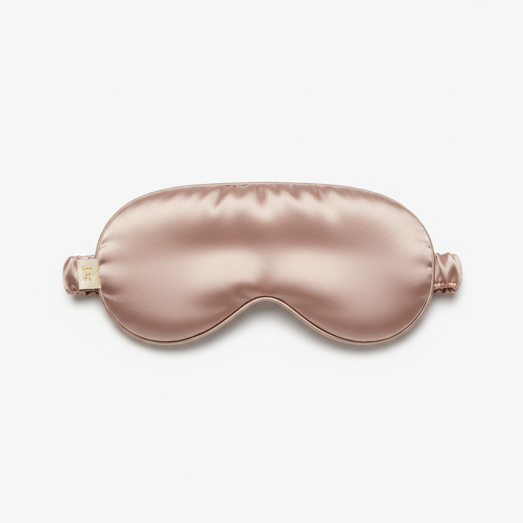 Silk sleep eye mask for total blackout sleep