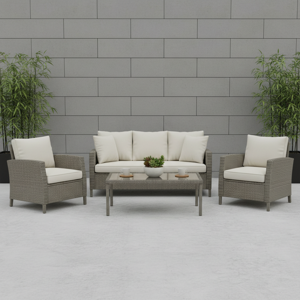 Outdoor Rattan Garden Sofa Set