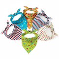 Dog bandana set pack of 4 colourful patterns