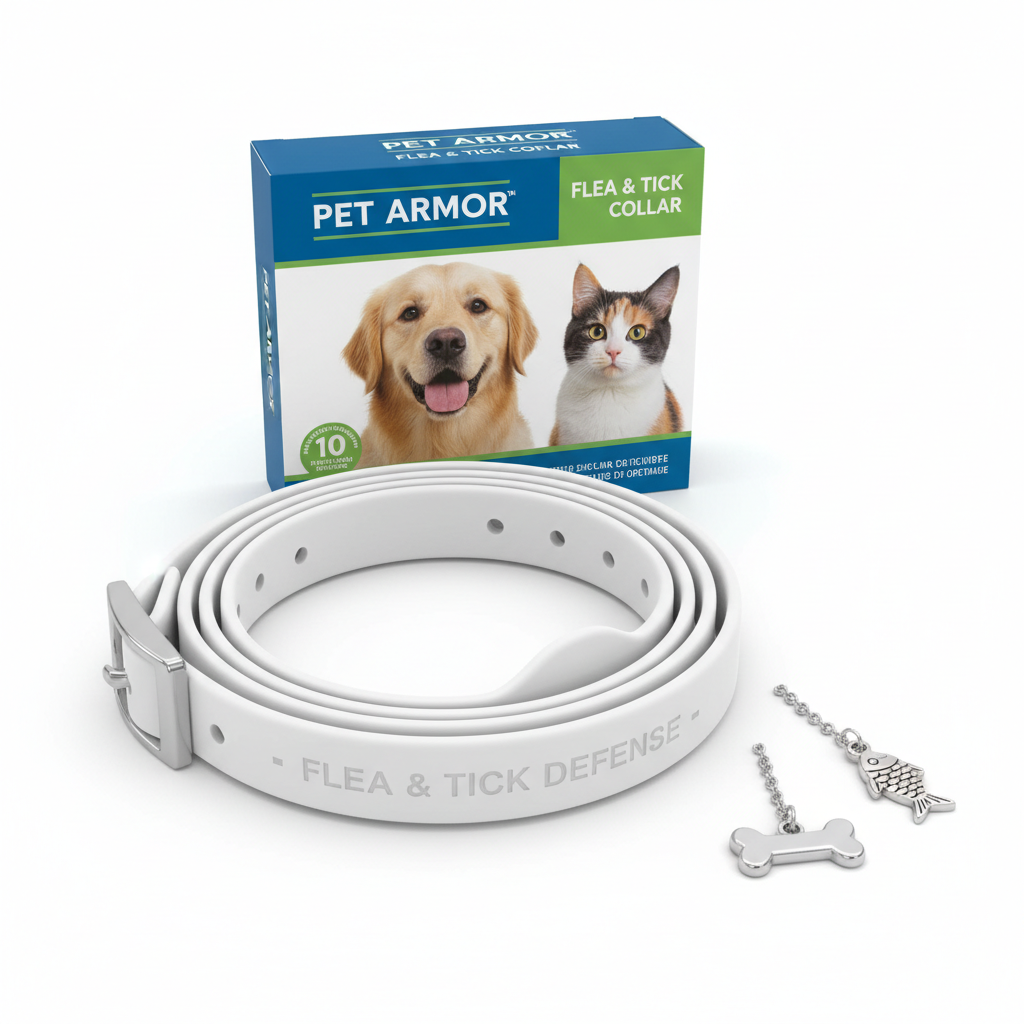 Flea and tick collar for dogs and cats 8 month protection