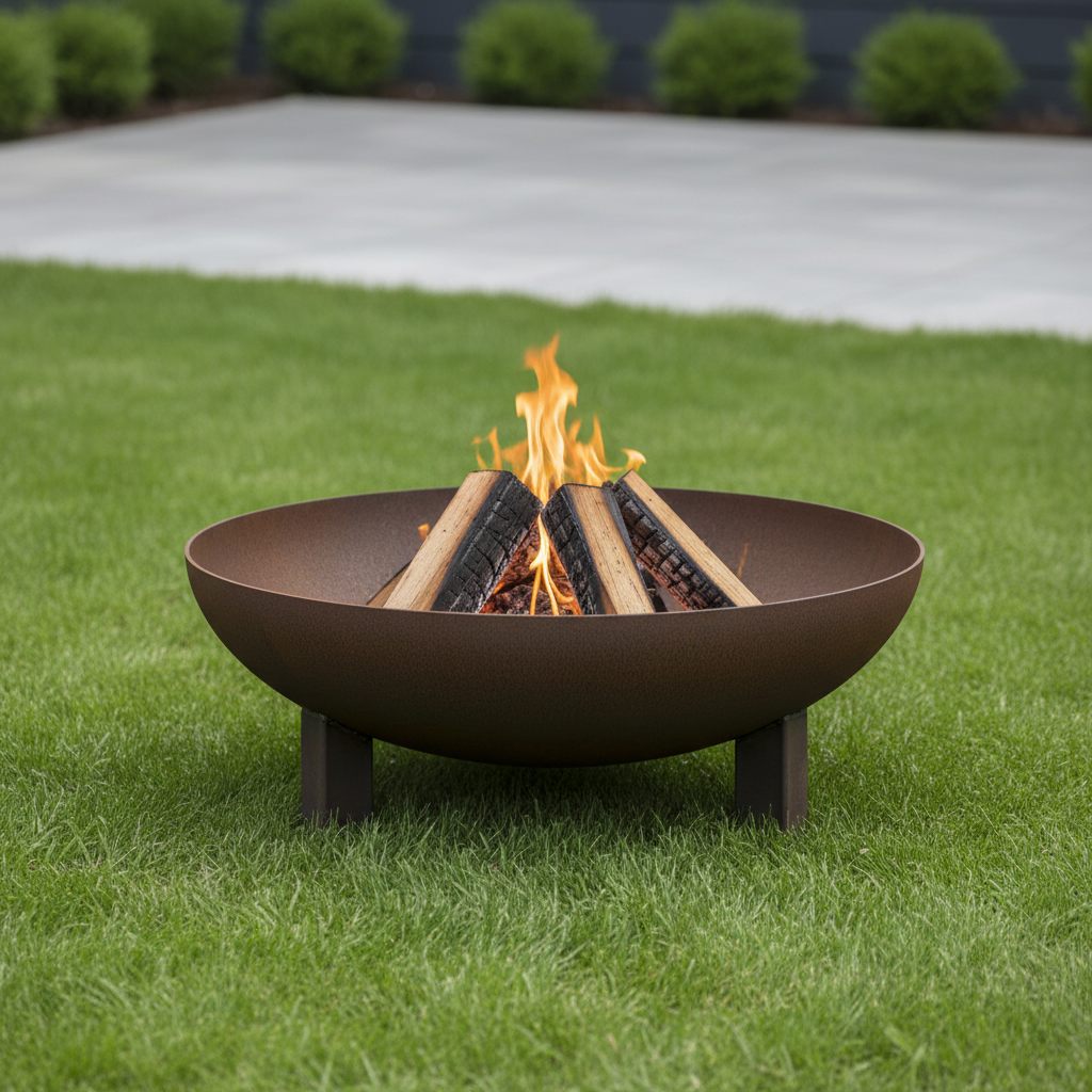 Steel Bowl Fire Pit