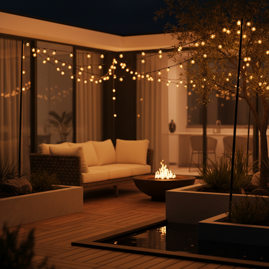 Outdoor Garden String Lights